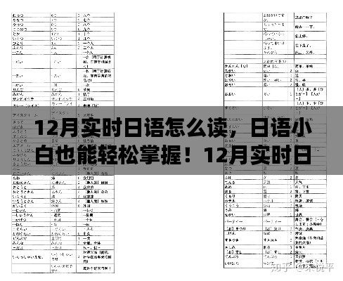 轻松掌握日语发音,12月实时日语发音攻略