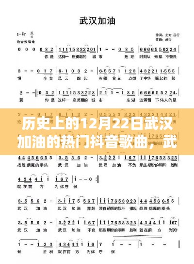 武汉加油的力量，热门抖音歌曲回顾，激励人心的旋律在历史上的12月22日响彻江城