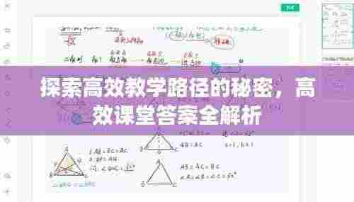 探索高效教学路径的秘密,高效课堂答案全解析