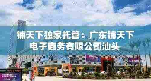 铺天下独家托管:广东铺天下电子商务有限公司汕头