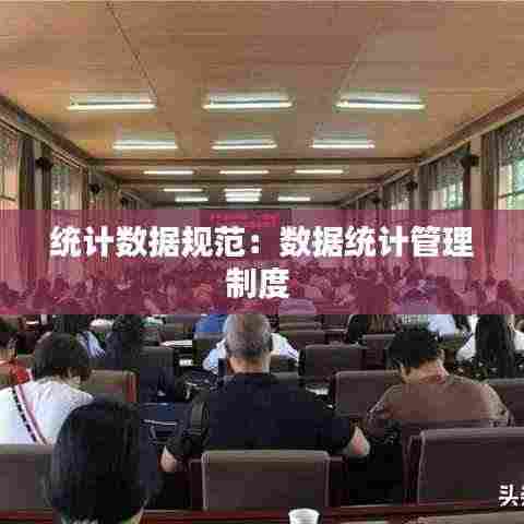 统计数据规范:数据统计管理制度