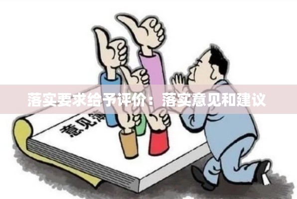 落实要求给予评价:落实意见和建议