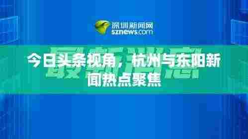 今日头条视角,杭州与东阳新闻热点聚焦