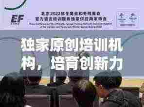 独家原创培训机构，培育创新力量的摇篮